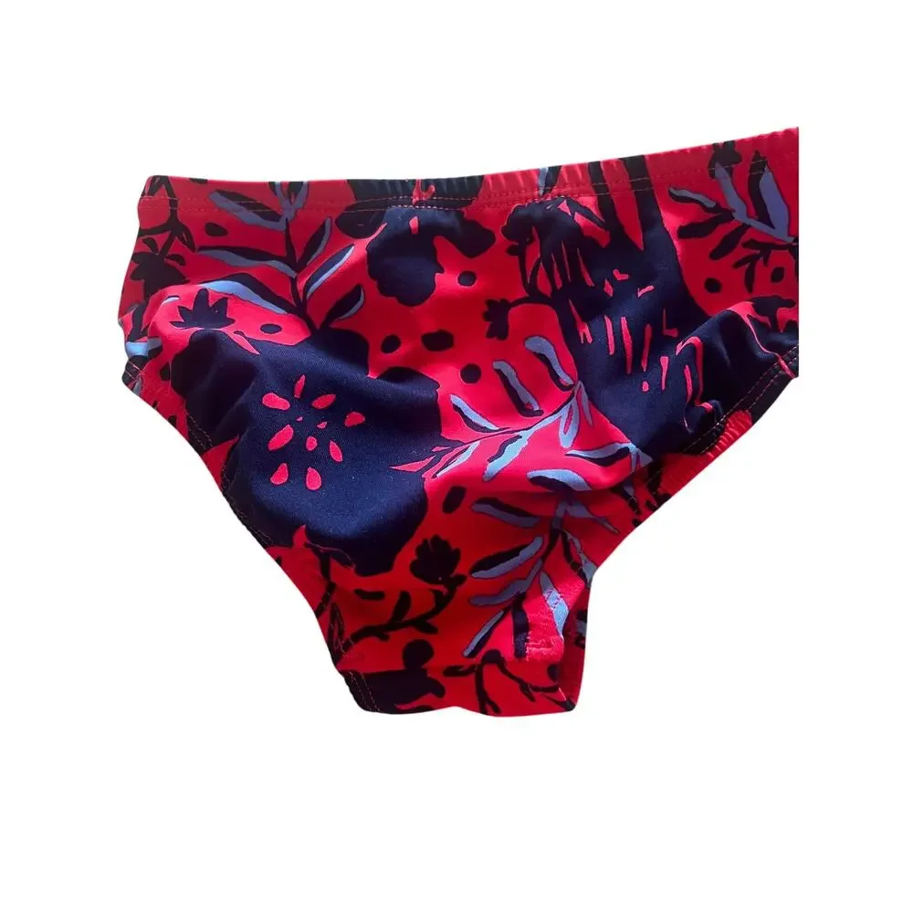Lilly Pulitzer Bobby Rashguard Set Up Size 3 Ruby Red Heron My Own